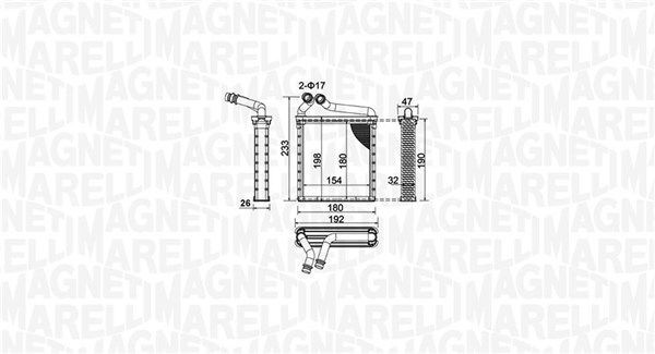 Купити 350218442000 Magneti Marelli Теплообмінник